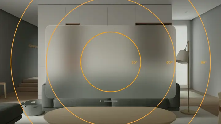 A person’s field of view inside the Apple Vision Pro. Source: HIG